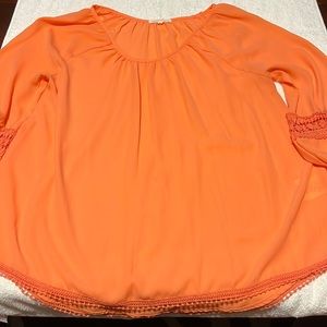 Blouse Orange (Worn) Size Medium
